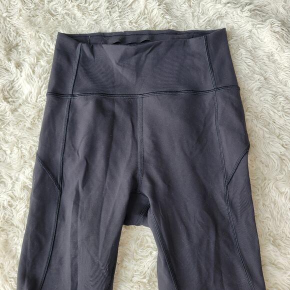 Lululemon Wunder Under Crop Hi-Rise Full-On Luxtreme 21" Black First Release 2 - Picture 4 of 8